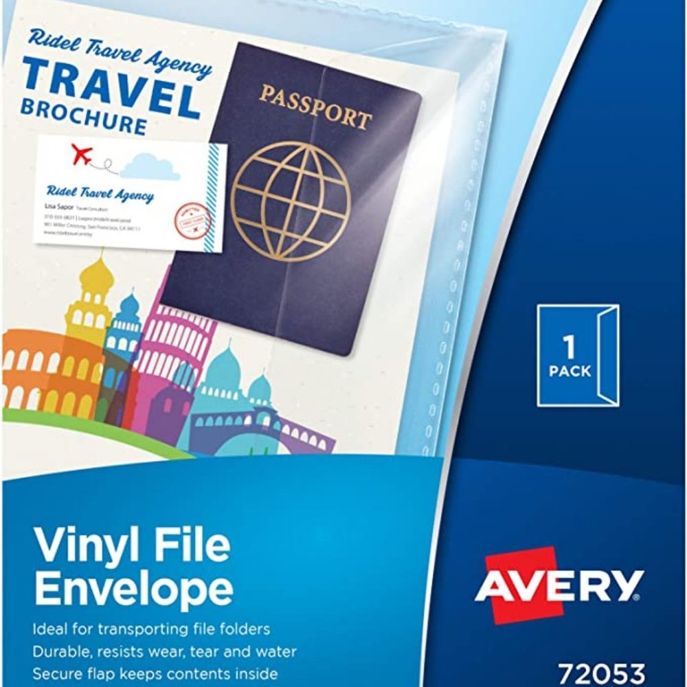 Avery Vinyl File Envelope